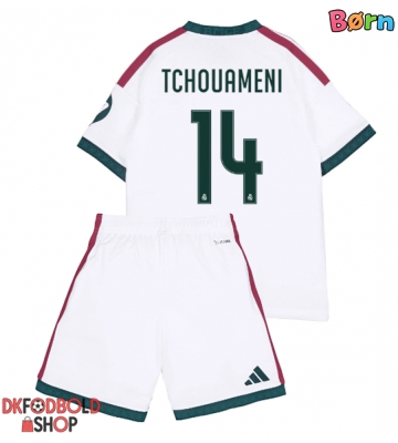 Real Madrid Aurelien Tchouameni #14 Hjemmebanesæt Børn 2026-27 Kort ærmer (+ korte bukser)